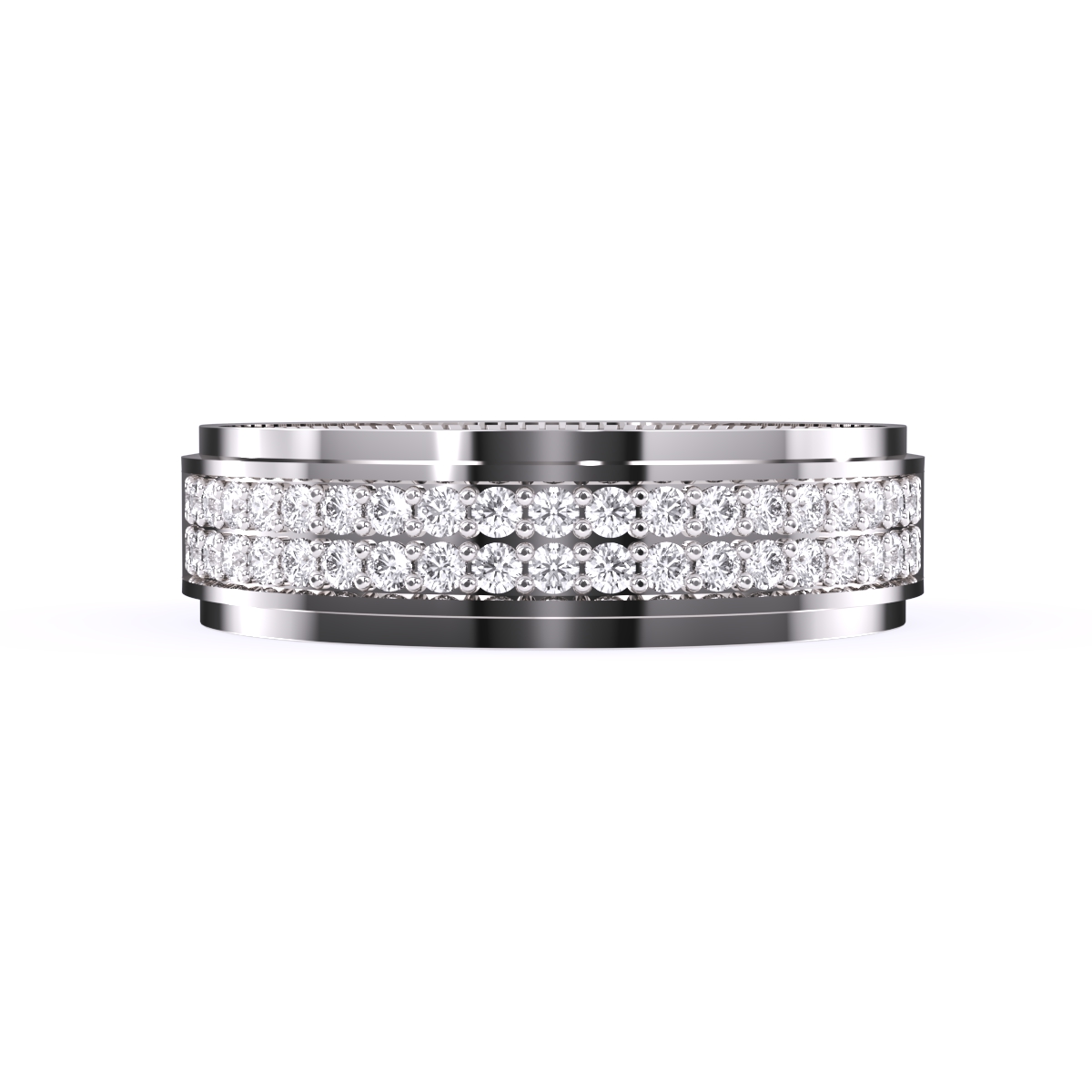 Unique Cluster Lab Grown Diamond Band